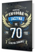 Karnet B6 Urodziny 70