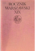 Rocznik Warszawski XIX