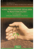 Nowe przestrzenie działania w pracy socjalnej w wymiarze etyczno prakseologicznym