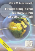 Proekologiczne odnawialne źródła energii