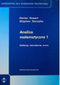 Analiza matematyczna Część 1 Definicje twierdzenia wzory
