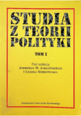 Studia z teorii polityki Tom I