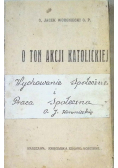 Podręcznik akcji katolickiej Zasady Tom I 1939 r.