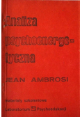 Analiza psychoenergetyczna