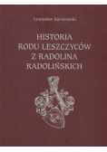 Historia rodu Leszczyców z Radiolina Radiolińskich