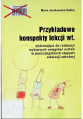 Przykładowe konspekty lekcji wf