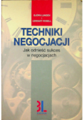 Techniki negocjacji