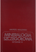Mineralogia szczegółowa