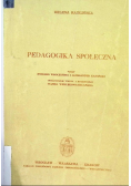 Pedagogika społeczna
