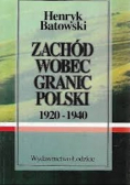 Zachód wobec granic Polski 1920-1940