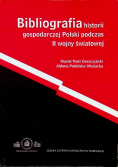Bibliografia historii gospodarczej Polski podczas II wojny światowej