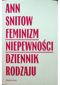 Feminizm niepewności dziennik rodzaju