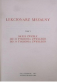 Lekcjonarz Mszalny Tom V