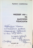 Wrzesień 1939 r  na Mazowszu Północnym
