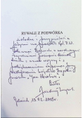 Rywale z podwórka dedykacja autora