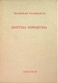 Estetyka nowożytna historia estetyki Tom 3