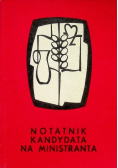 Notatnik kandydata na ministranta