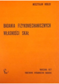 Badania fizykomechanicznych własności skał