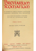 Breviarium Romanum Tomus Prior