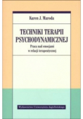 Techniki terapii psychodynamicznej