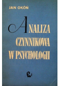 Analiza czynnikowa w psychologii
