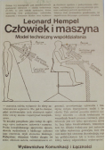 Człowiek i maszyna model techniczny współdziałania
