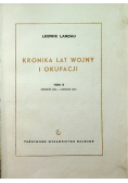 Kronika lat Wojny i okupacji Tom II
