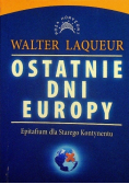 Ostatnie dni Europy