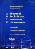 Warunki techniczne dla budynków i ich usytuowania