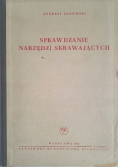 Sprawdzanie narzędzi skrawających