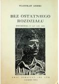 Bez ostatniego rozdziału