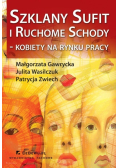 Szklany sufit i ruchome schody kobiety na rynku pracy