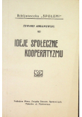 Ideje społeczne kooperatyzmu