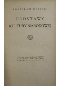 Podstawy kultury narodowej, 1925 r.