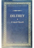 Dilthey O istocie filozofii