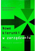 Nowe kierunki w zarządzaniu