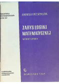Zarys logiki matematycznej Tom 20