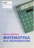Matematyka dla ekonomistów