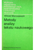Metody analizy tekstu naukowego