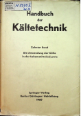 Handbuch der Kaltechnik Tom 10