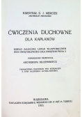 Ćwiczenia duchowne dla kapłanów 1913 r.