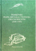 Pamiętniki Filipa Michała i Teodora Obuchowiczów ( 1630 - 1707 )