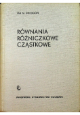 Równania różniczkowe cząstkowe