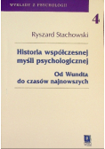 Historia współczesnej myśli psychologicznej