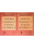 Historia tolerancji w wieku reformacji Tom I i  II