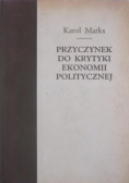 Przyczynek do krytyki ekonomii politycznej