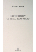 Defeasibility of legal reasoning