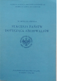 Sukcesja Państw dotycząca archiwaliów