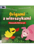 Origami z wierszykami Kaczuszka Omi na wsi