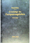 Grundzuge der Zerspanungslehre